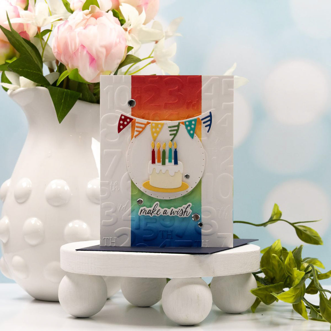 Spellbinders - Classic Pooh Birthday 3D Embossing Folder Numbers