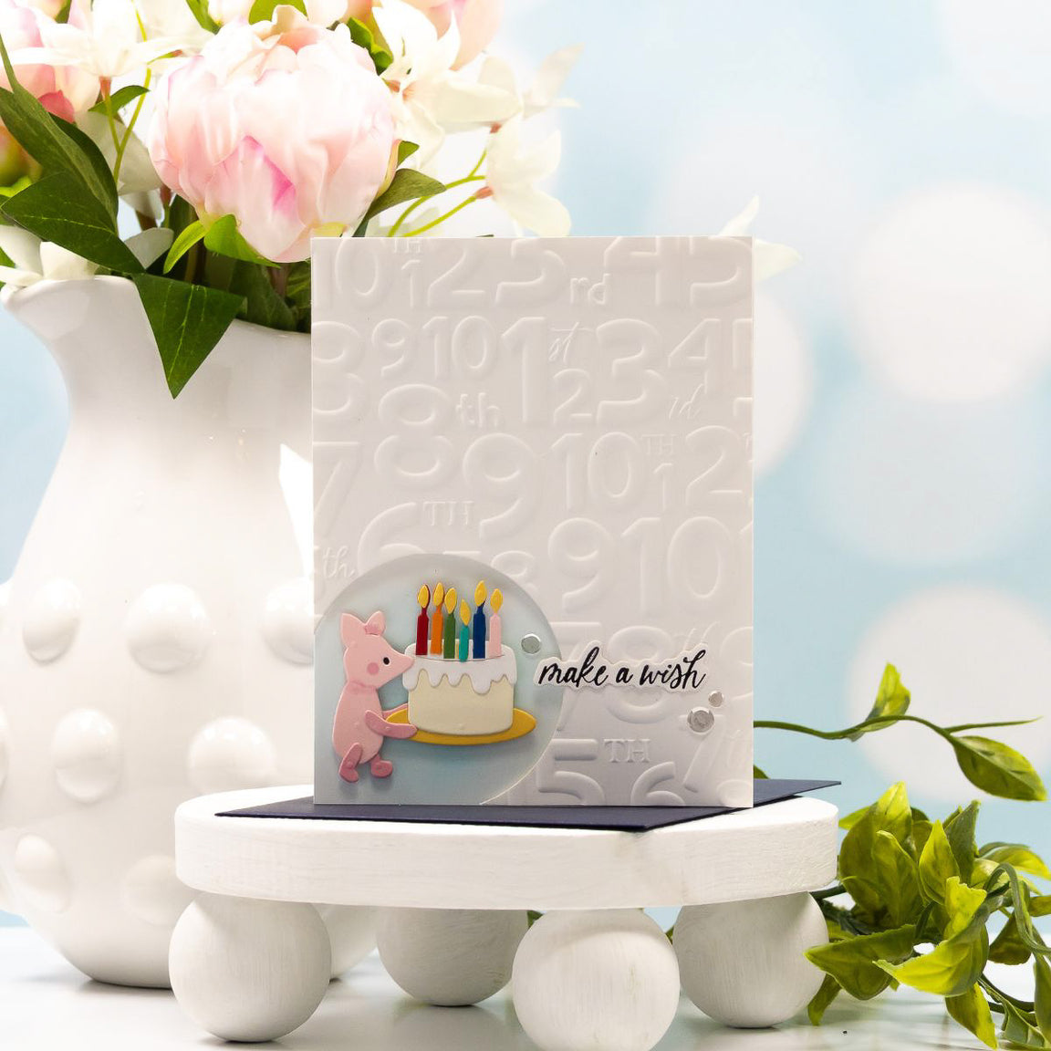 Spellbinders - Classic Pooh Birthday 3D Embossing Folder Numbers