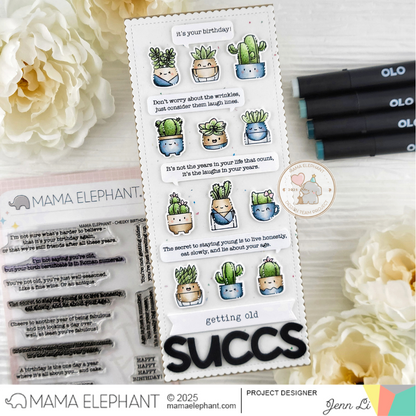 Mama Elephant - Cheeky Birthday