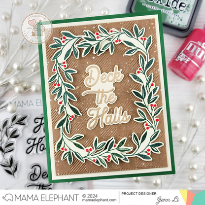 Mama Elephant - Holly And Leaves