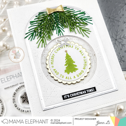 Mama Elephant - Stitched Flurries Cover - Creative Cuts