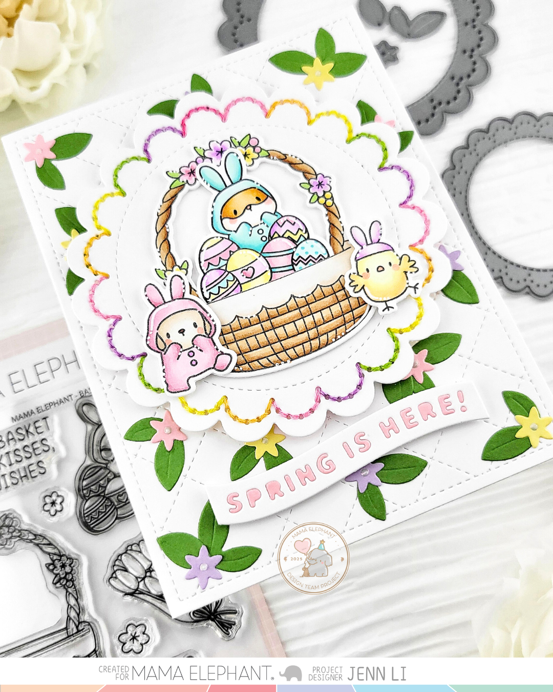 Mama Elephant - Basket Of Goodies