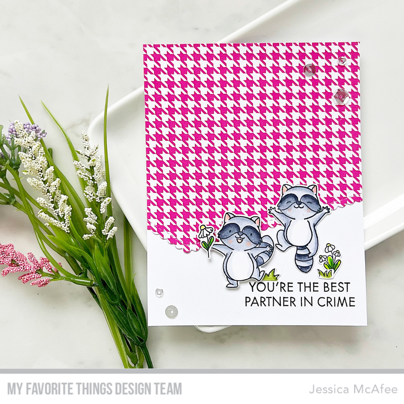 My Favorite Things - Houndstooth Brights Paper Pad 6x6"