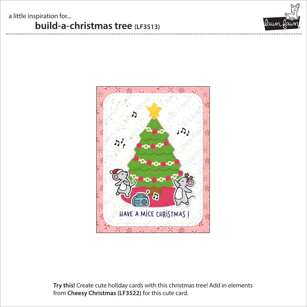 Lawn Fawn - Build-A-Christmas Tree