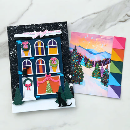 Spellbinders - City Holiday Etched Dies City Holiday