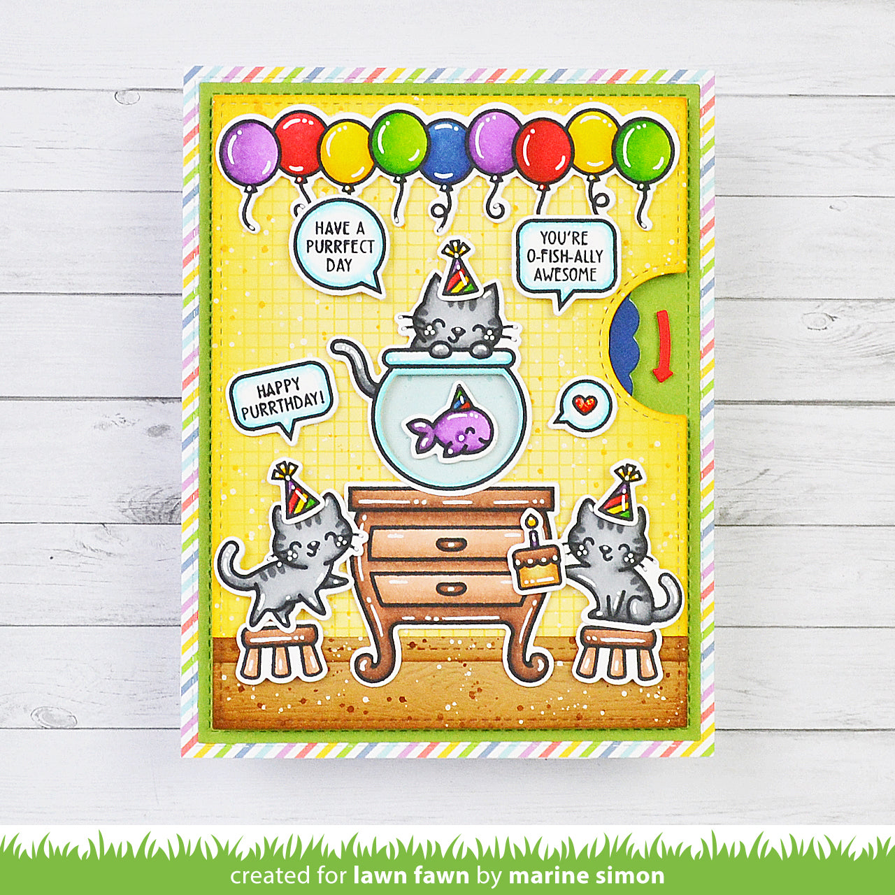 Lawn Fawn - Keep On Swimming Add-On