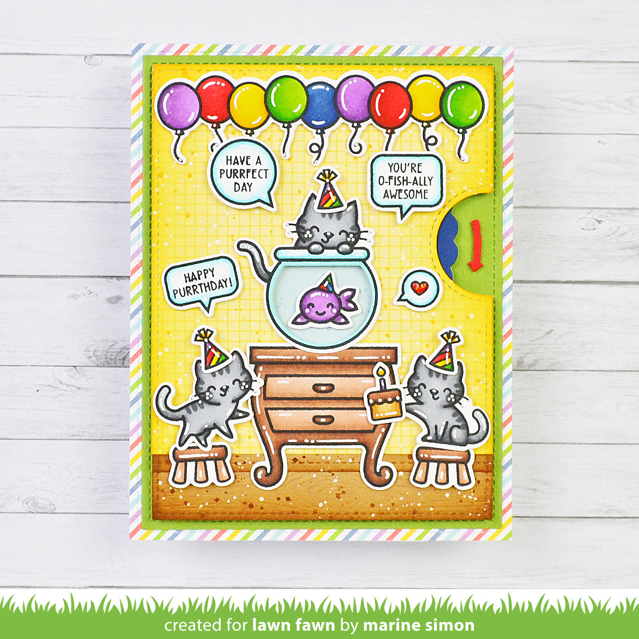 Lawn Fawn - Keep On Swimming Add-On