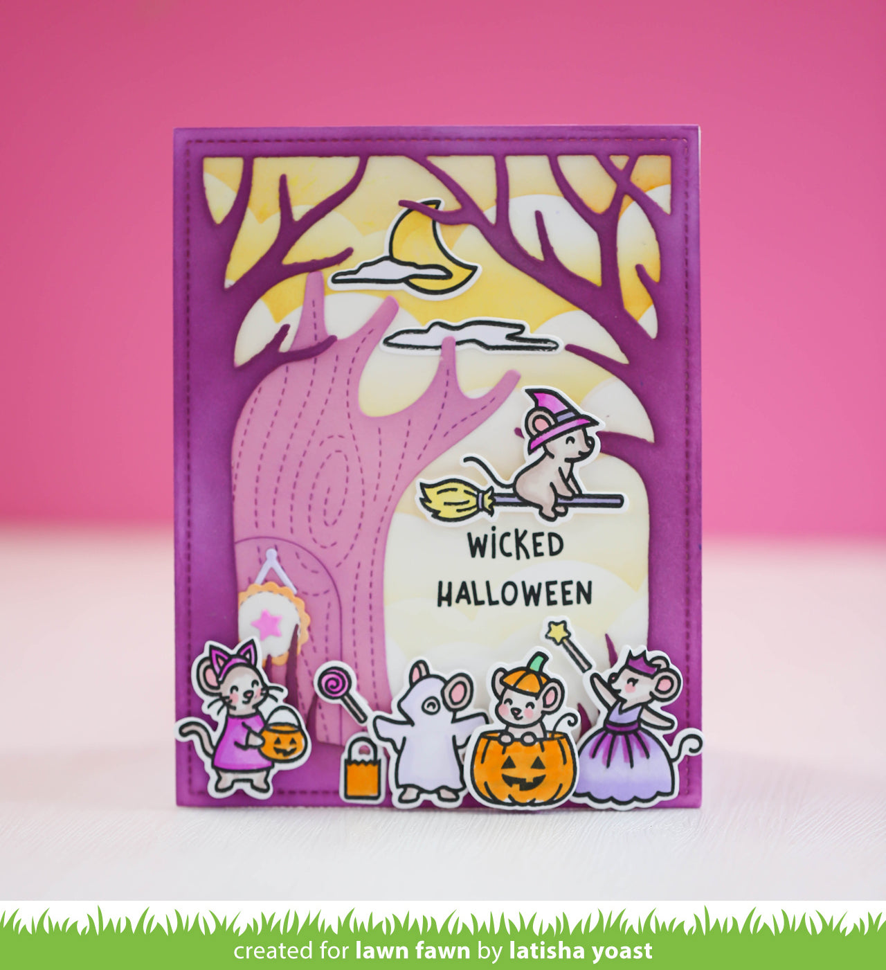 Lawn Fawn - Knock Knock, Who's There? Tree Add-On