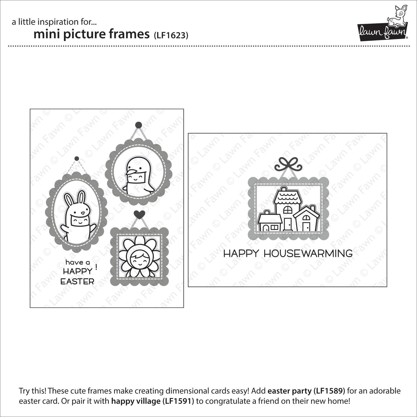 Lawn Fawn - Mini Picture Frames