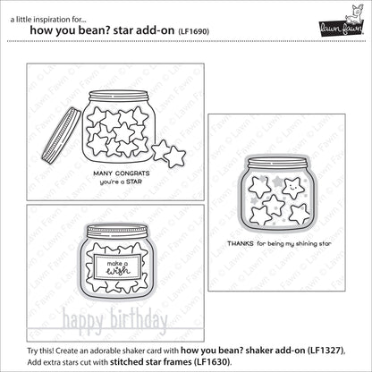Lawn Fawn - How You Bean? Star Add-On