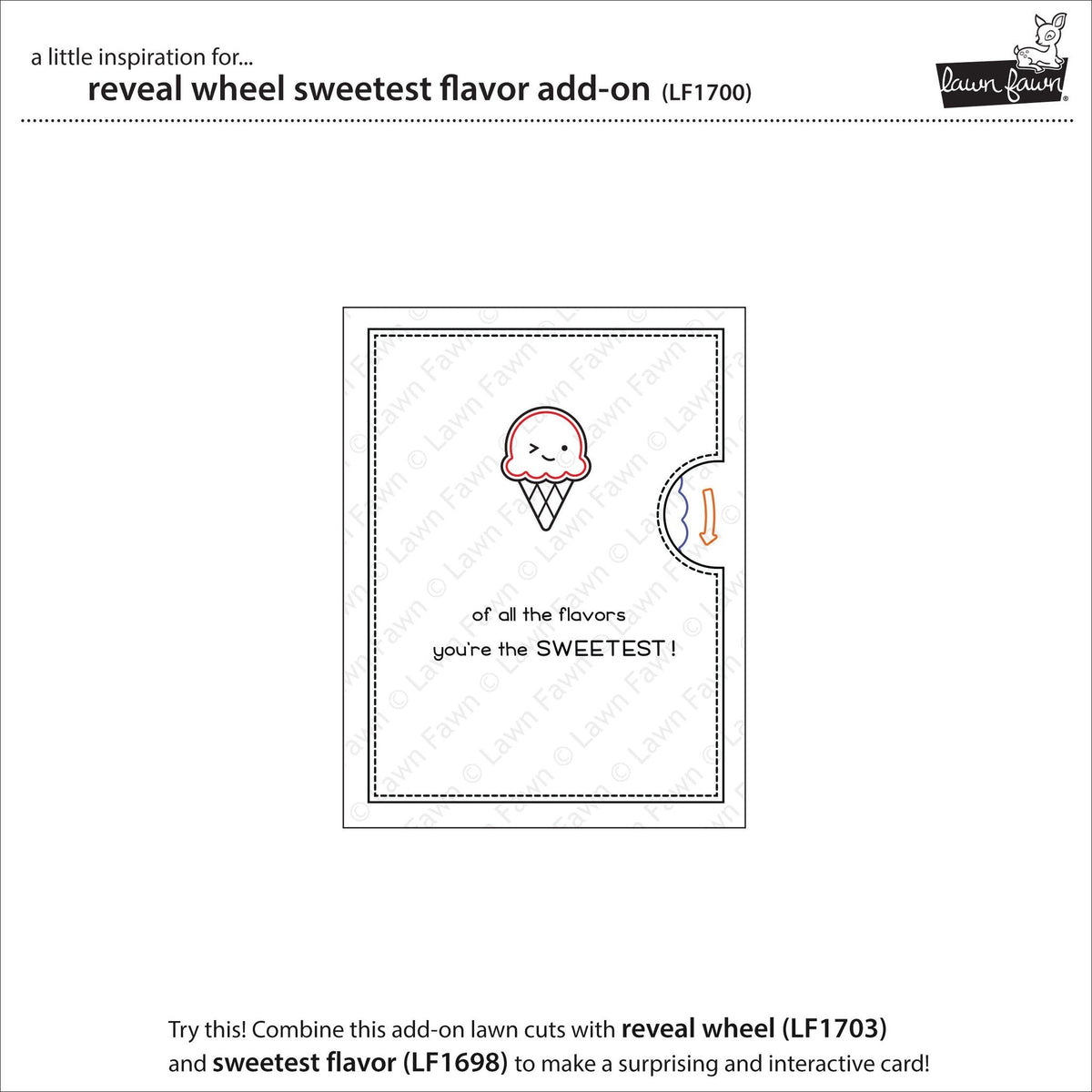 Lawn Fawn - Reveal Wheel Sweetest Flavor Add-On
