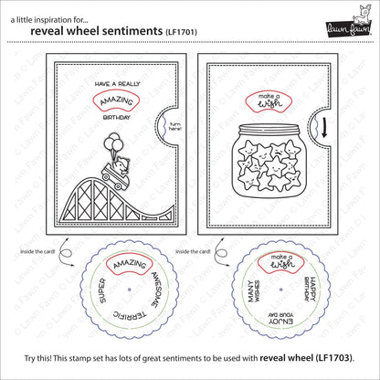 Lawn Fawn - Reveal Wheel Sentiments