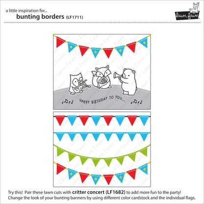 Lawn Fawn - Bunting Borders