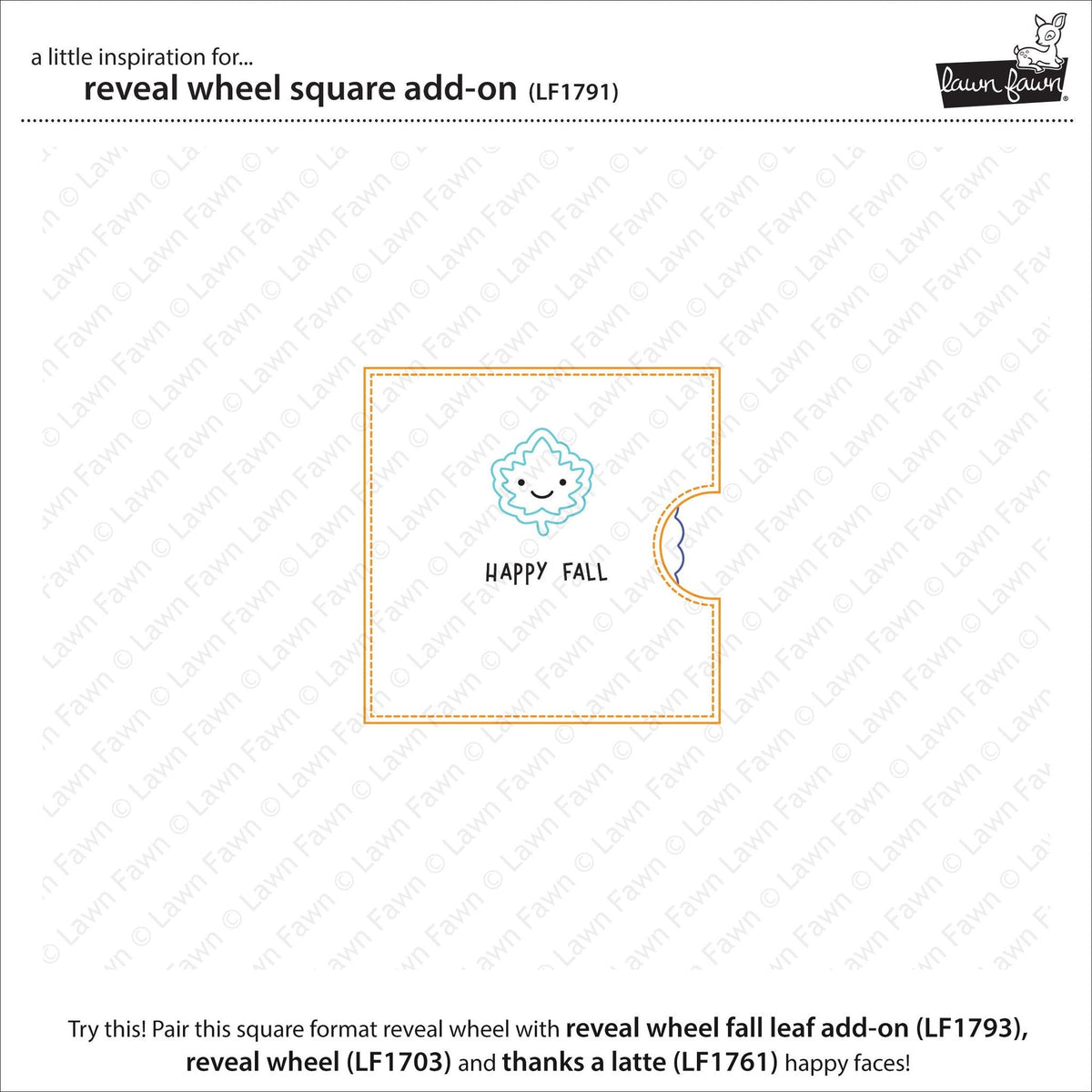 Lawn Fawn - Reveal Wheel Square Add-On