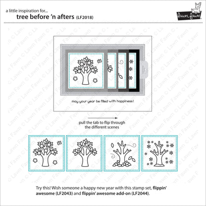 Lawn Fawn - Tree Before 'n Afters