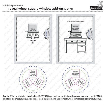 Lawn Fawn - Reveal Wheel Square Window Add-On