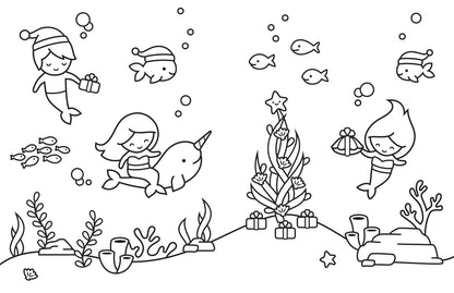 Lawn Fawn - Holiday Coloring Book