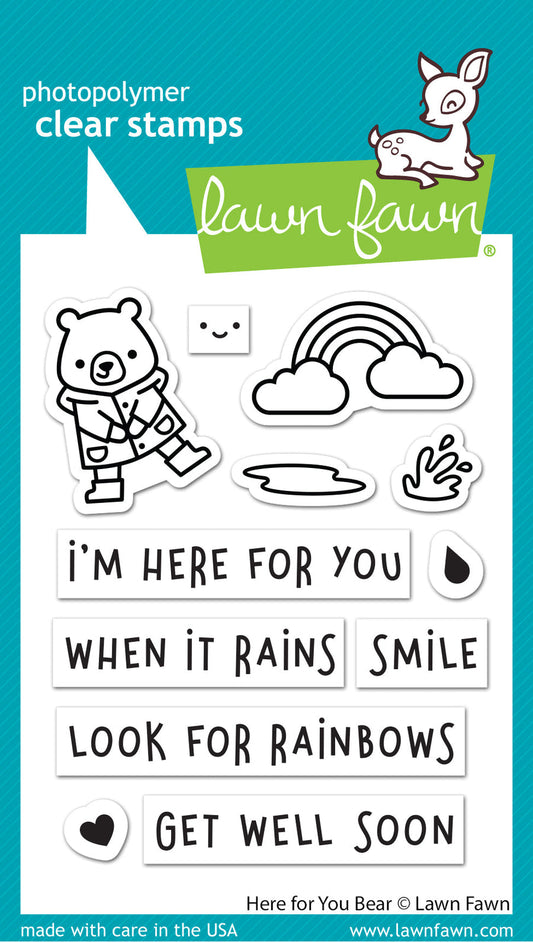 Lawn Fawn - Here For You Bear