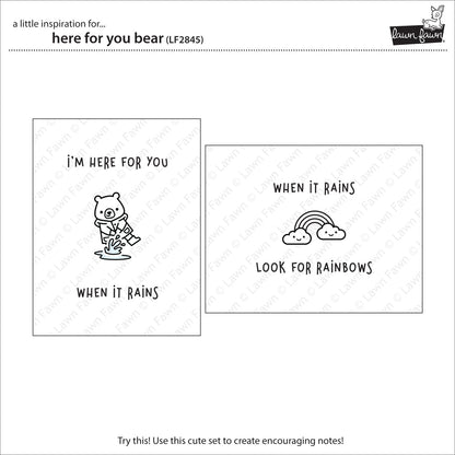 Lawn Fawn - Here For You Bear