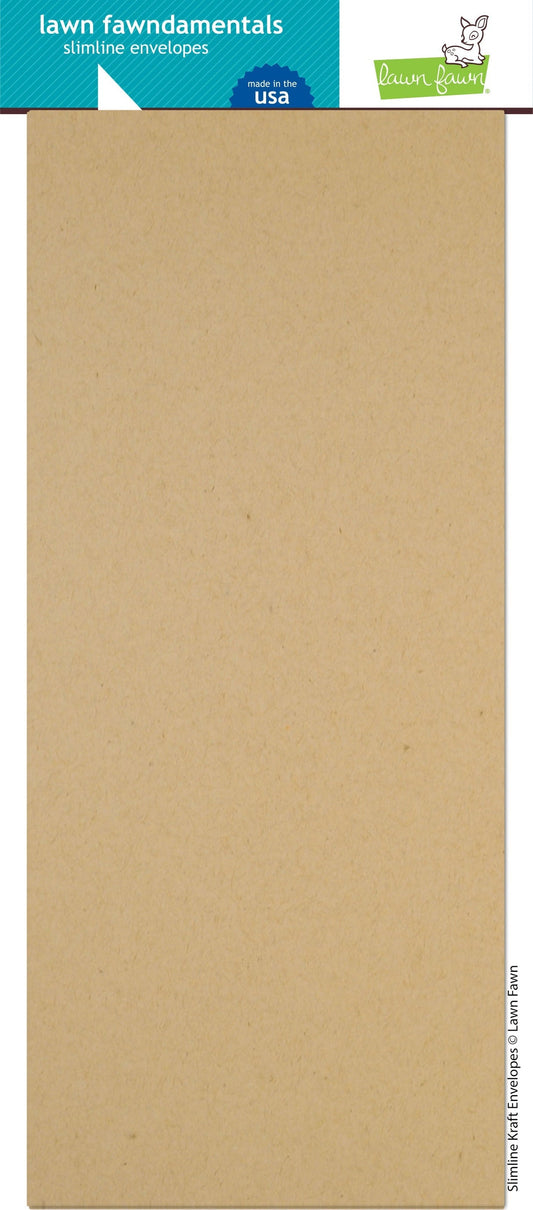 Lawn Fawn - Slimline Kraft Envelopes (8pcs)