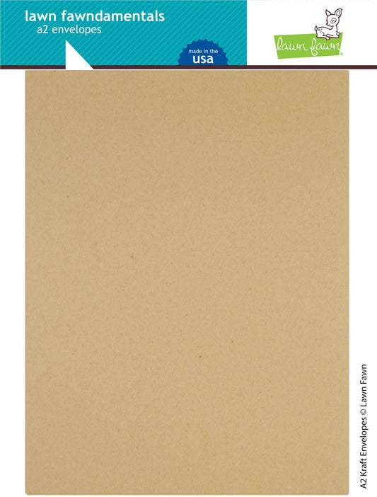 Lawn Fawn - A2 Kraft Envelopes (8pcs)
