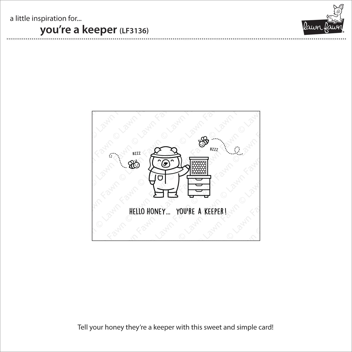 Lawn Fawn - You're A Keeper