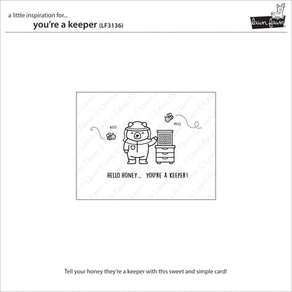 Lawn Fawn - You're A Keeper