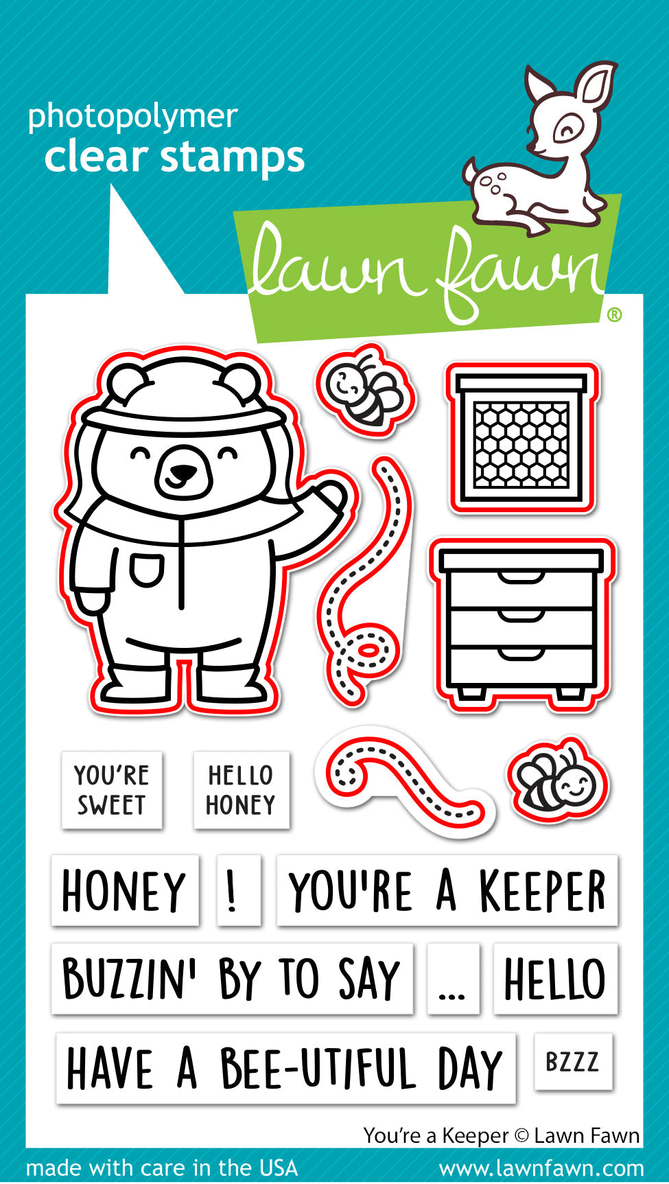 Lawn Fawn - You're A Keeper Lawn Cuts