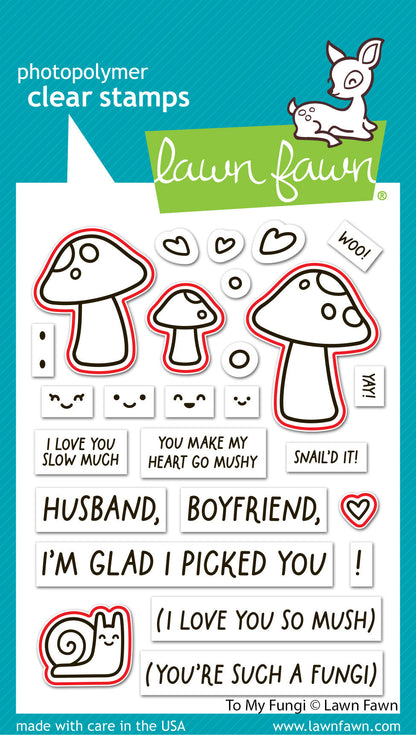 Lawn Fawn - To My Fungi Lawn Cuts