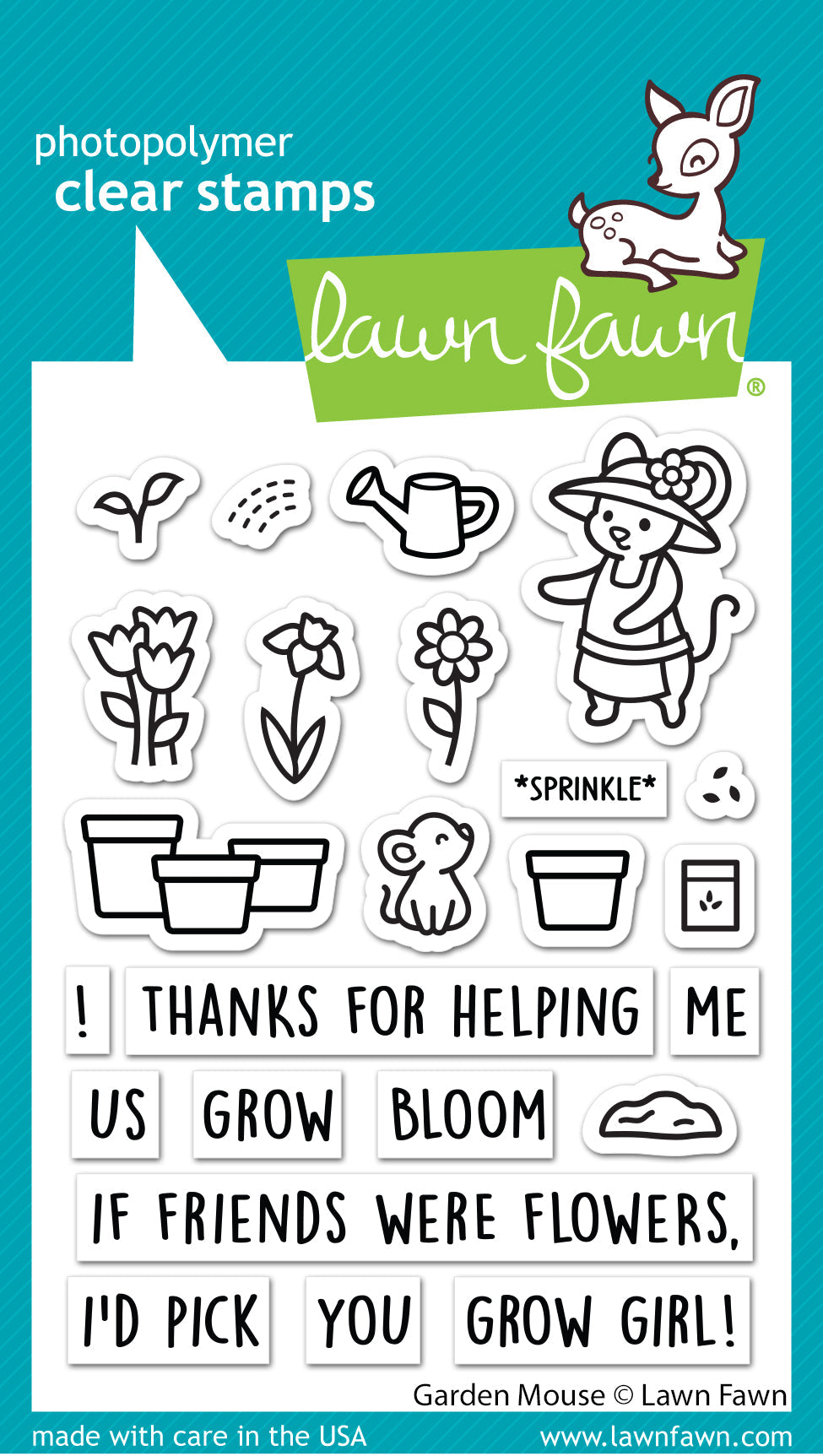 Lawn Fawn - Garden Mouse