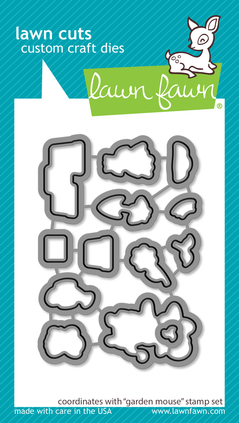 Lawn Fawn - Garden Mouse Lawn Cuts