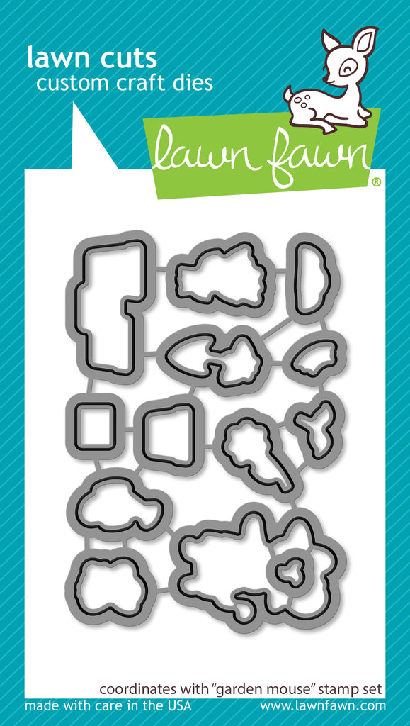 Lawn Fawn - Garden Mouse Lawn Cuts