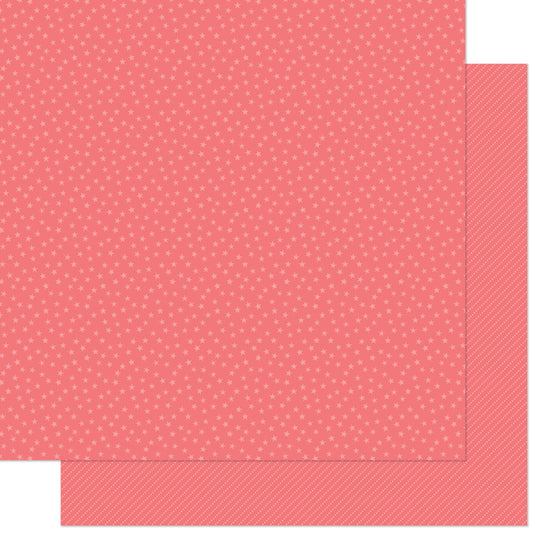 Lawn Fawn - Pint-Sized Patterns Summertime - Watermelon Slushy 12x12"