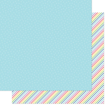 Lawn Fawn - Pint-Sized Patterns Summertime - Snow Cone 12x12"