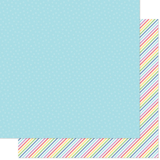 Lawn Fawn - Pint-Sized Patterns Summertime - Snow Cone 12x12"