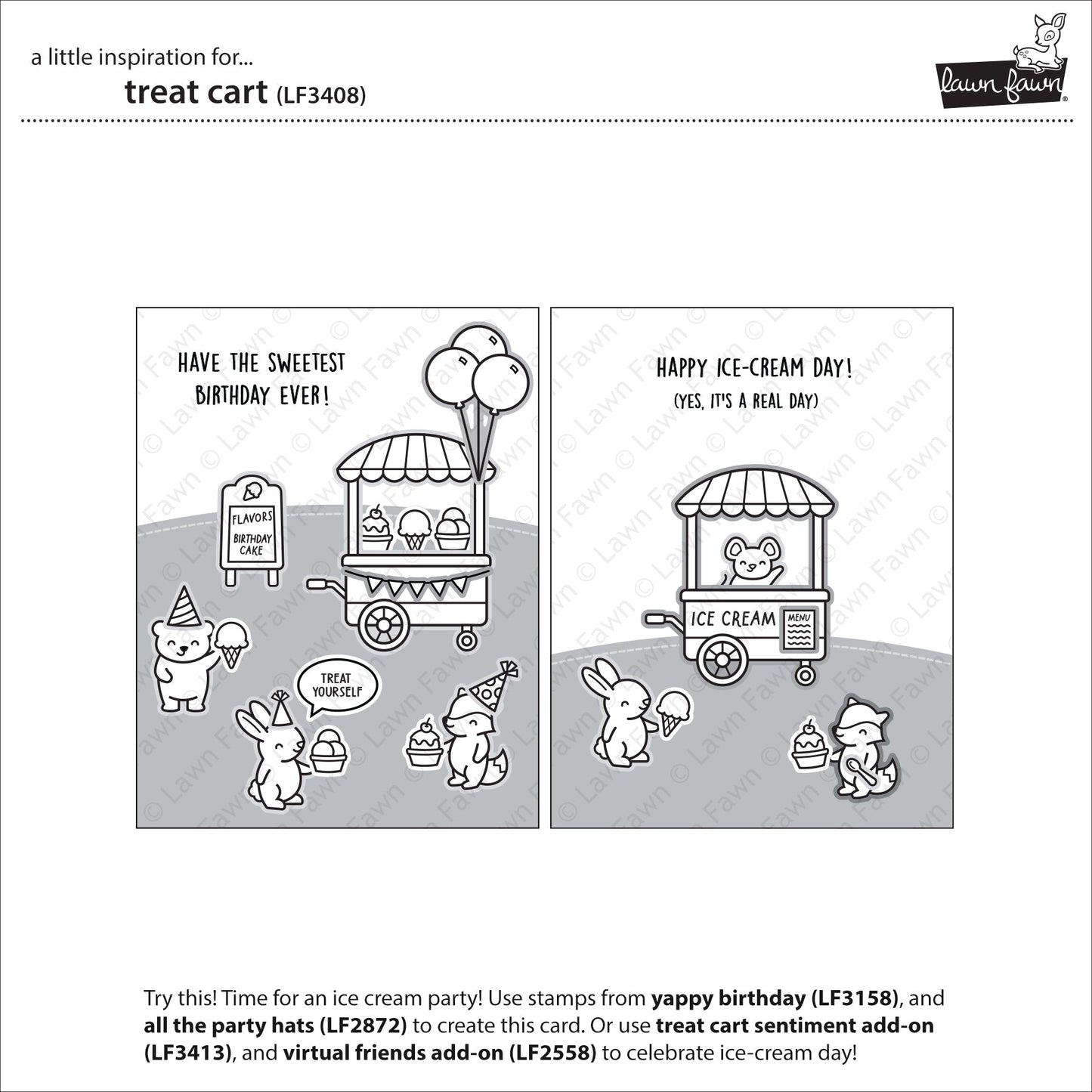 Lawn Fawn - Treat Cart