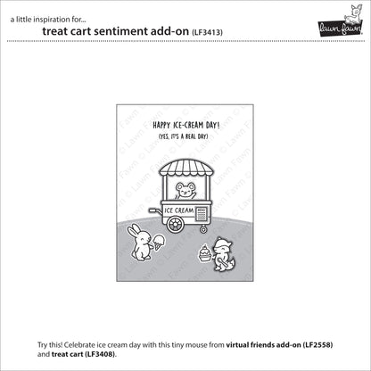Lawn Fawn - Treat Cart Sentiment Add-On