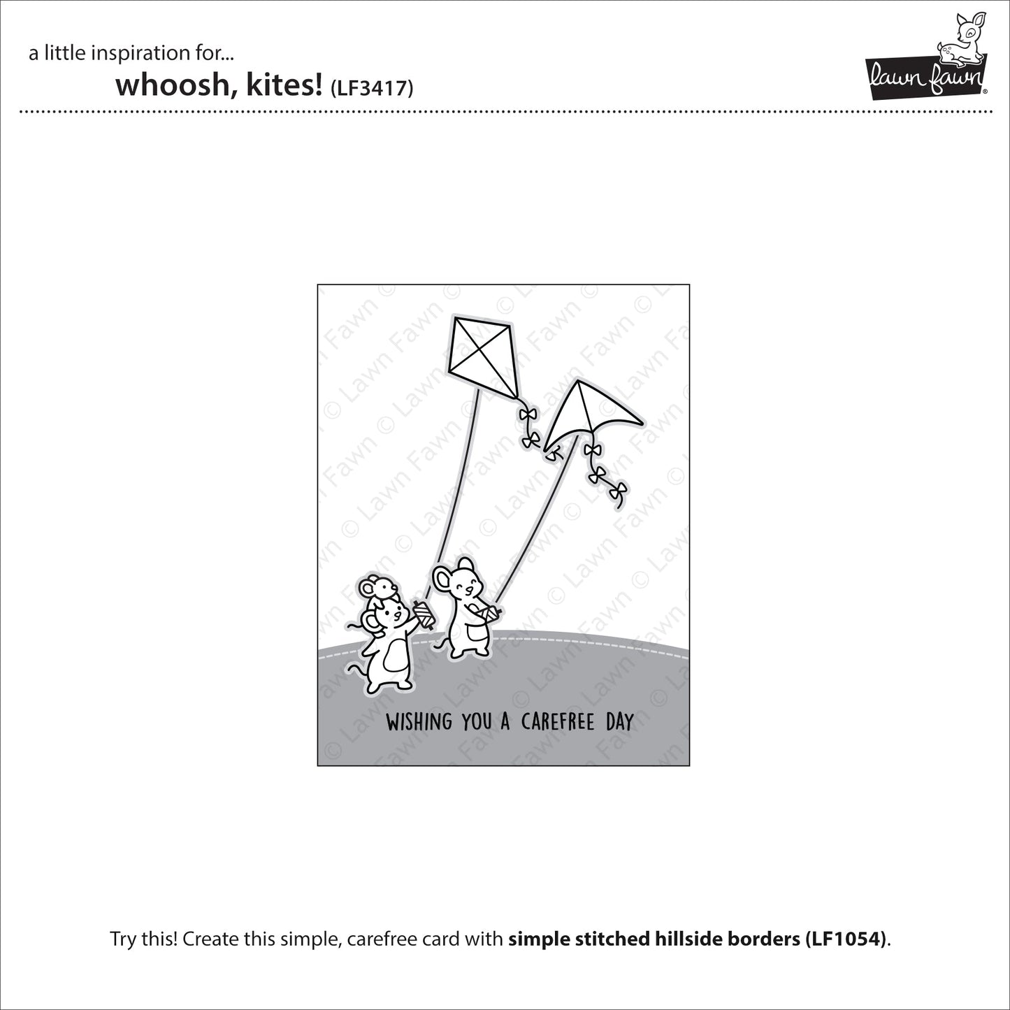 Lawn Fawn - Whoosh, Kites!