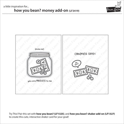 Lawn Fawn - How You Bean? Money Add-On