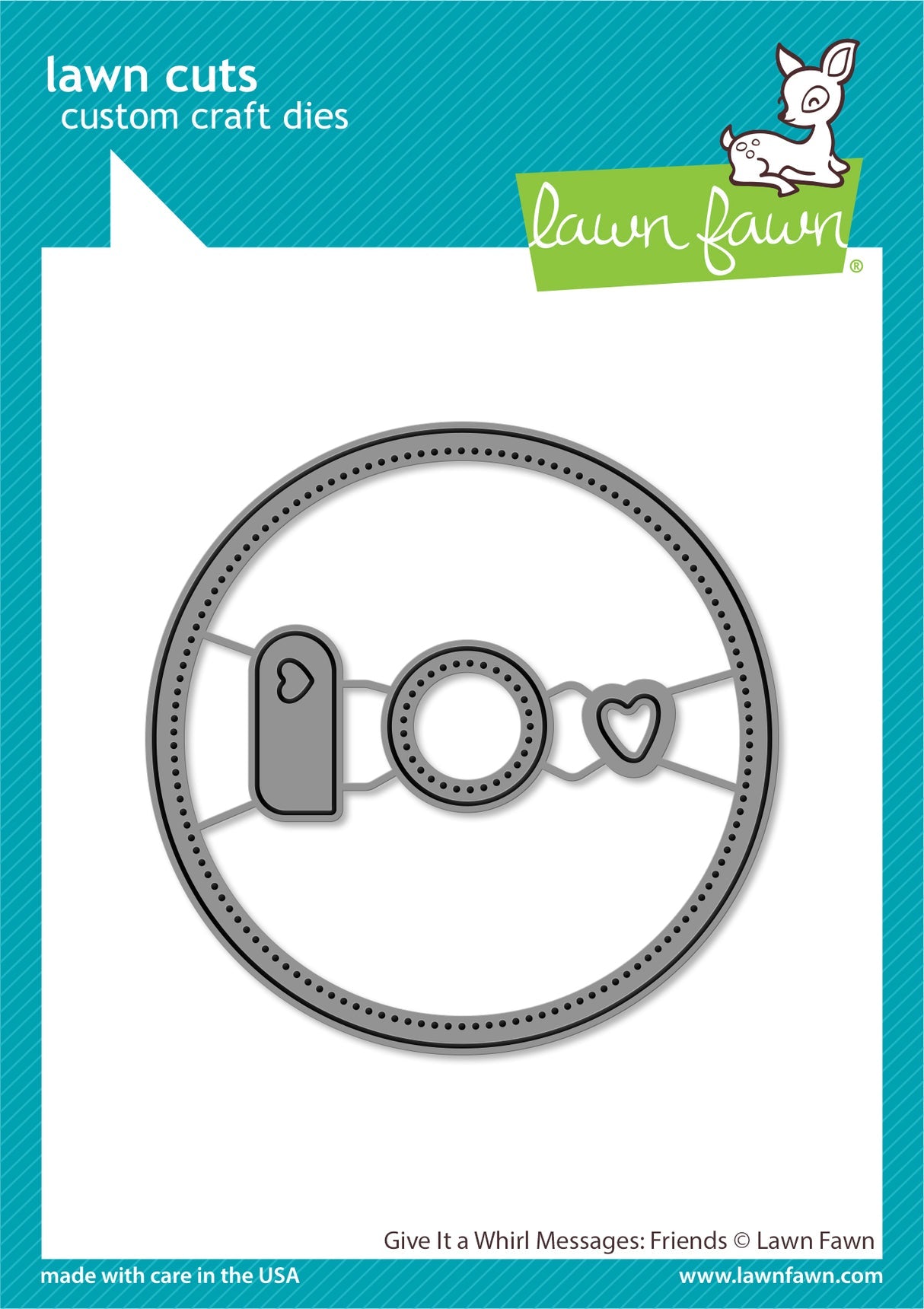 SET DEAL: Lawn Fawn - Give It A Whirl Messages: Friends