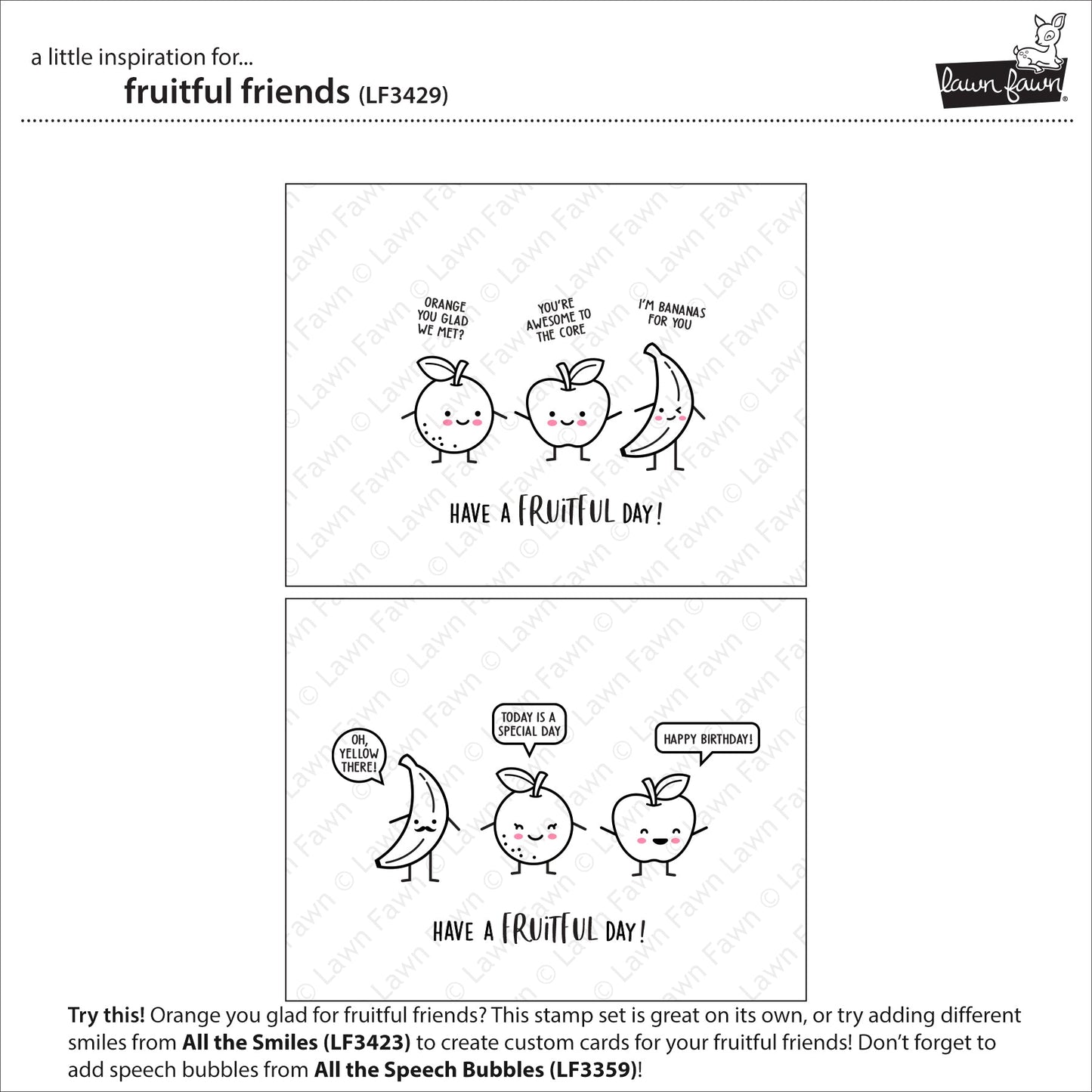 Lawn Fawn - Fruitful Friends
