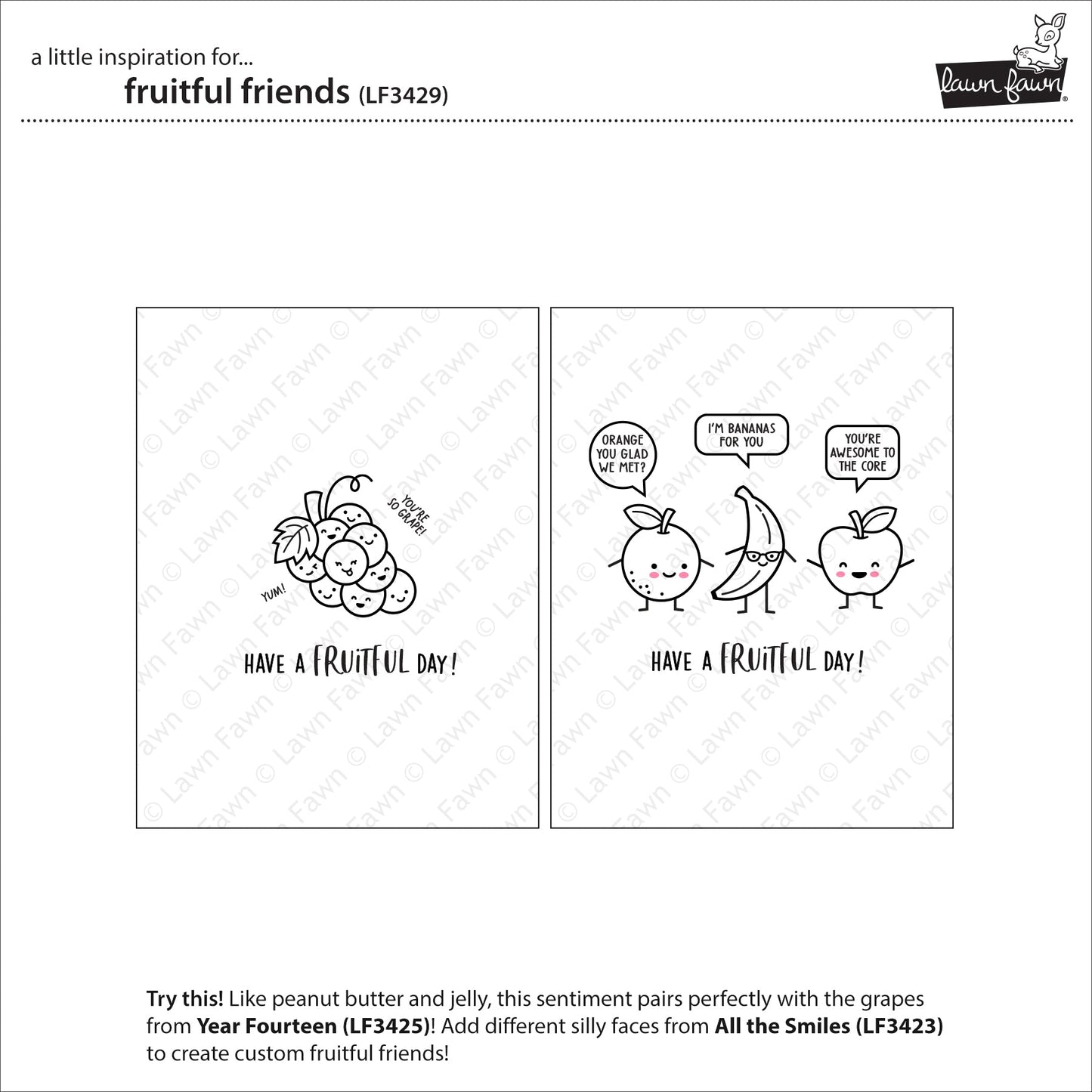 Lawn Fawn - Fruitful Friends