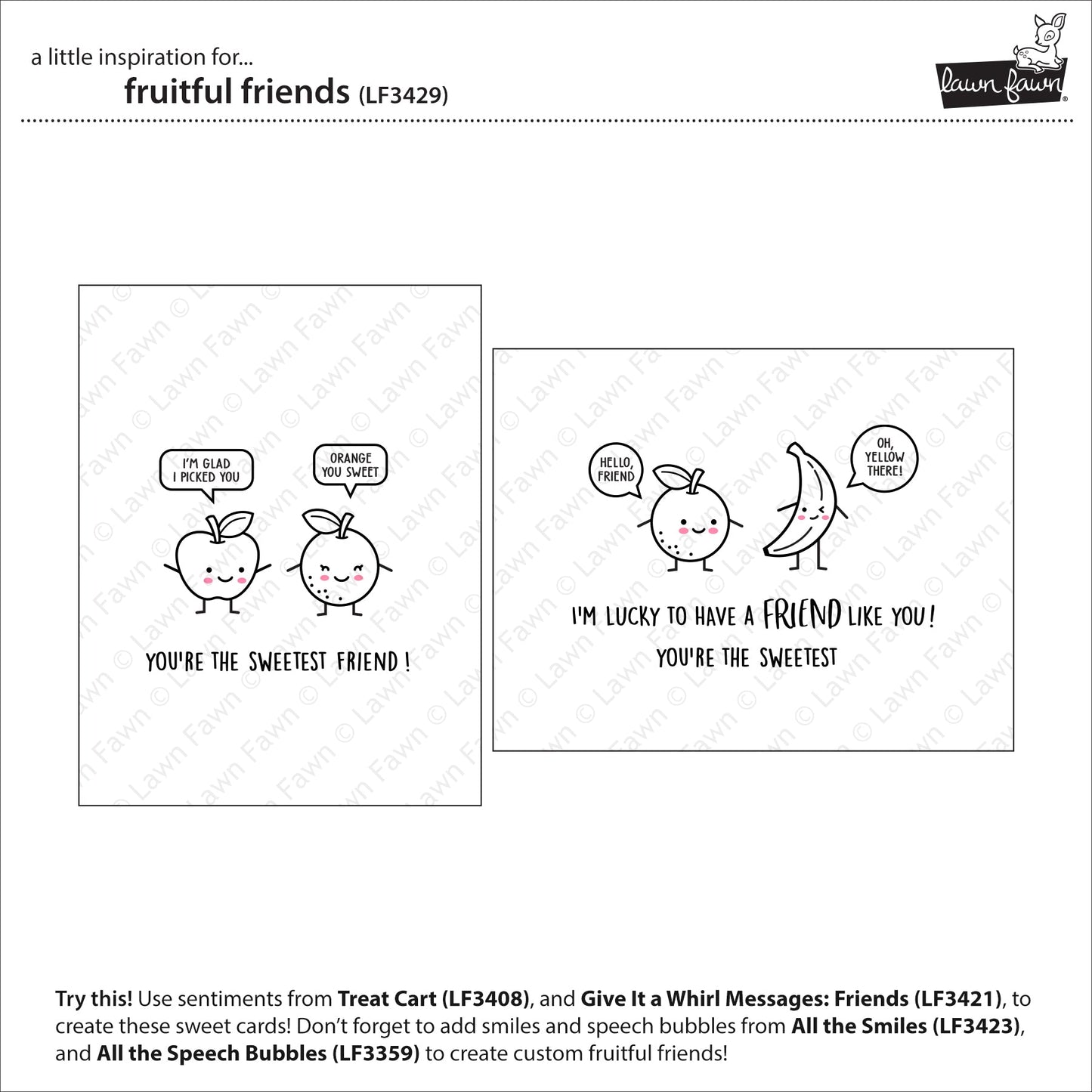 Lawn Fawn - Fruitful Friends