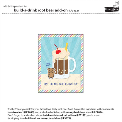 Lawn Fawn - Build-A-Drink Root Beer Add-On