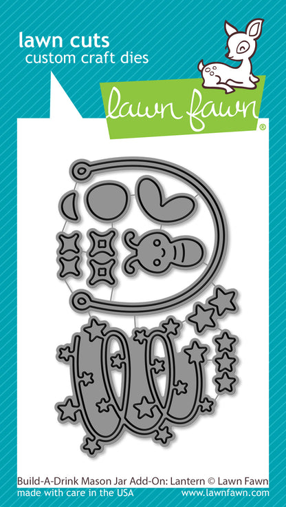 Lawn Fawn - Build-A-Drink Mason Jar Add-On: Lantern