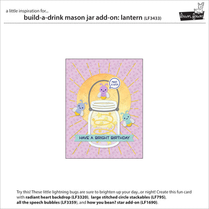 Lawn Fawn - Build-A-Drink Mason Jar Add-On: Lantern
