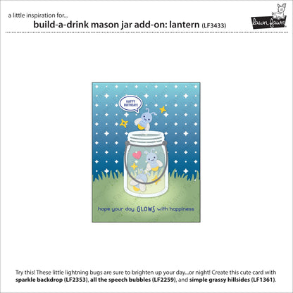 Lawn Fawn - Build-A-Drink Mason Jar Add-On: Lantern