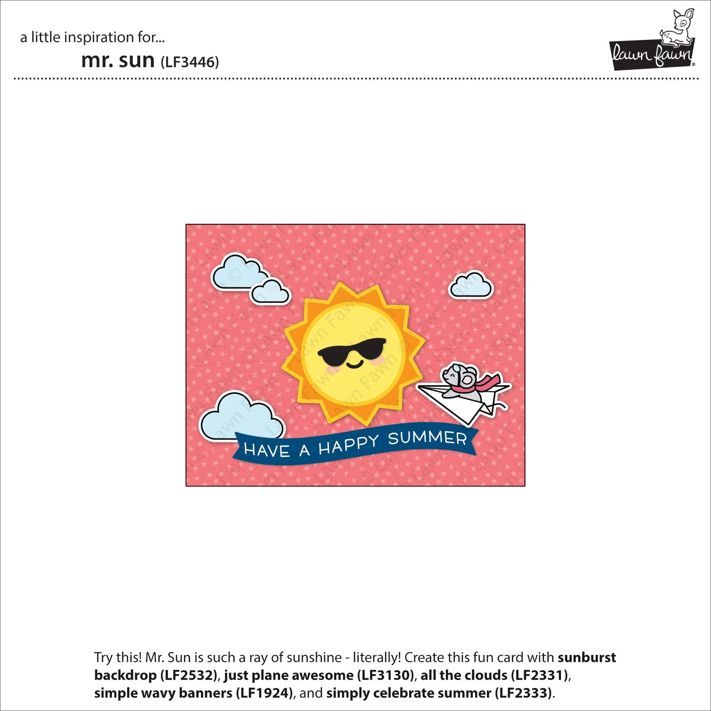 Lawn Fawn - Mr. Sun