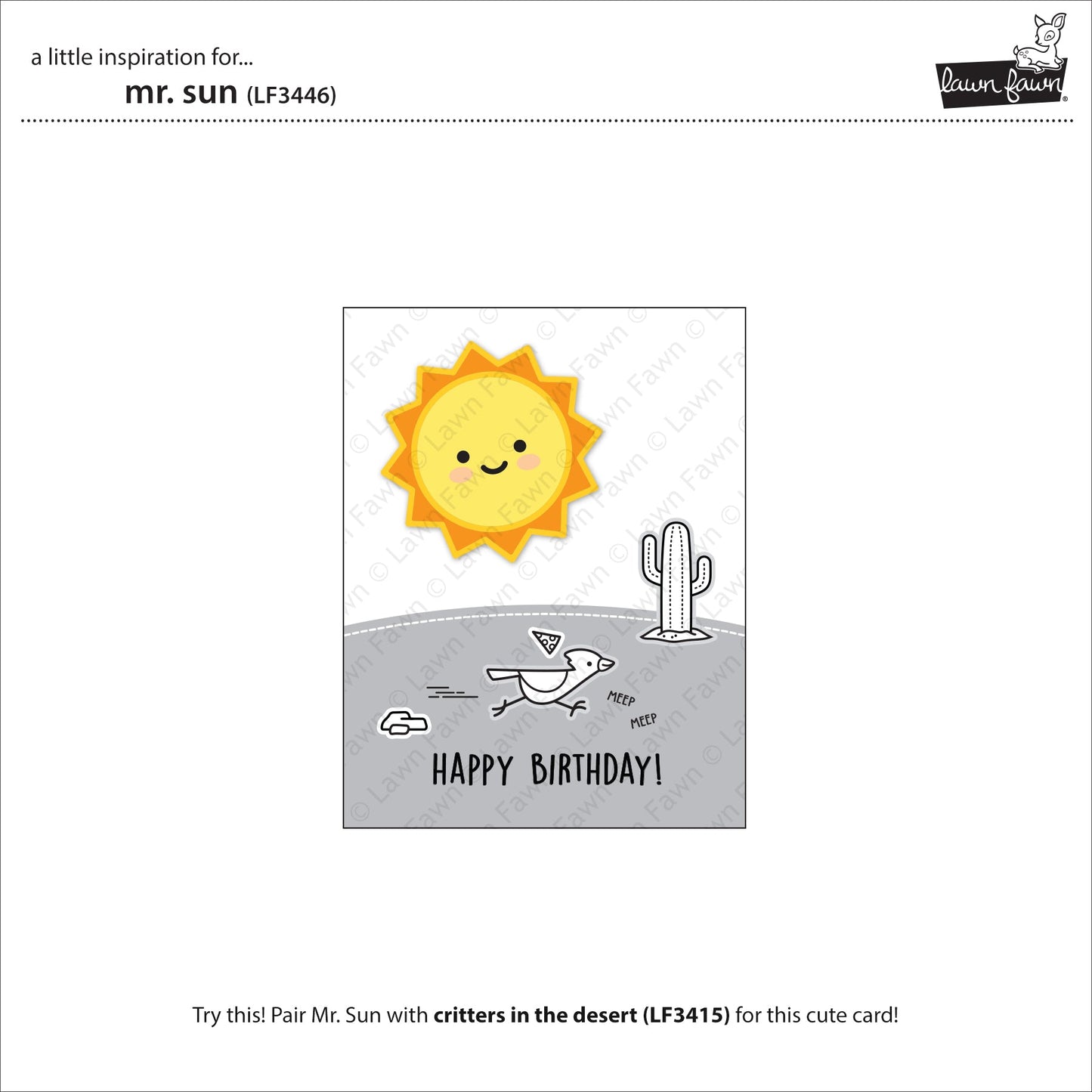 Lawn Fawn - Mr. Sun