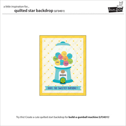 Lawn Fawn - Quilted Star Backdrop